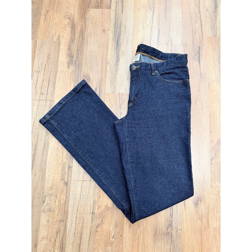 Theory Waylon Indy Dark Wash Bootcut Jeans Women's Size 10 Italy‎